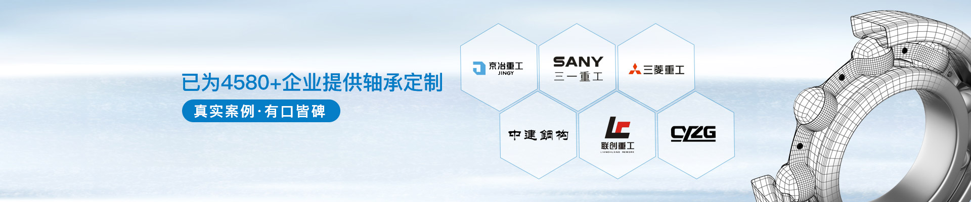 三立軸承：已為4580+企業(yè)提供軸承定制，真實(shí)案例，有口皆碑